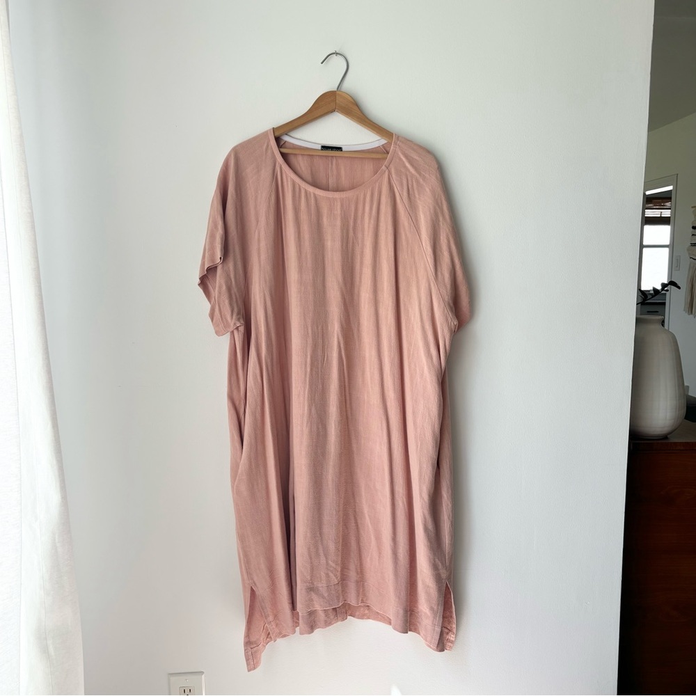 Pink Midi Dress // House Ghost